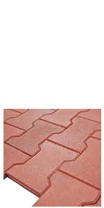 Check spelling or type a new query. Amazon Com Revtime Dual Side Garden Rubber Paver 16 X16 For Patio Paver Step Stone And Walk Way Safety Rubber Tile Red Pack Of 6 Home Improvement
