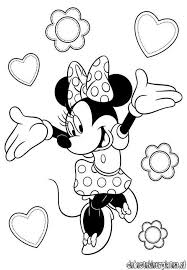 Happy Minnie Mickey Coloring Pages Mickey Mouse Coloring Pages Minnie Mouse Coloring Pages