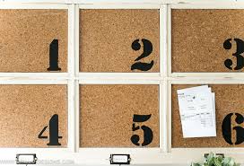 The cork memo board is lighter than traditional glass whiteboards, which make it easy to hang on they're cool. Industrial Diy Bulletin Board From A Repurposed Window Grillo Designs