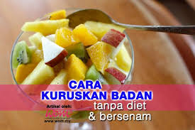 Skg dah 60 kg.its unbelievable right??? Cara Kuruskan Badan Tanpa Diet Dan Bersenam Wise Foods Eat Diet Cake