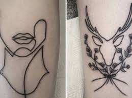 Even with such a limited composition, ganji is able to aptly represent and capture the recognizable contours of people and animals. Here Are 20 Of The Coolest Tattoos Made With A Single Line