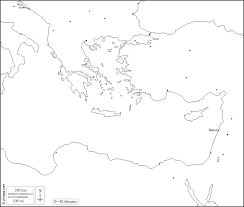 The sea is connected to the atlantic ocean through the gibraltar strait. Eastern Mediterranean Sea Free Map Free Blank Map Free Outline Map Free Base Map Coasts Main Cities White