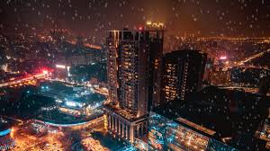 Unless you have settings that disallow cookies, the next time you visit a site running the advertisements, a. Wallpaper Night City Snowfall City Lights Taipei Night Time City Photography 1920x1080 Wallpaper Teahub Io