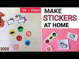 How To Make Stickers At Home How To Make Stickers Without Sticker Paper Back To School Crafts D How To Make Stickers Back To School Crafts Easy Paper Crafts