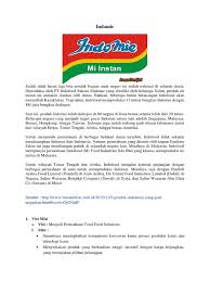 Buyerindofood m food industries sdn bhd. Indomie