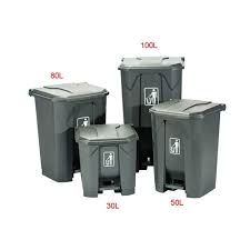 Maybe you would like to learn more about one of these? Wide Design 30l Plastic Space Saving Waste Bin Recycling Trash Can Household Outdoor Trash Can With Gray Lid And Foot Pedal For Bathroom Kitchen And Office Color 1 Piece Size 30l Buy Online