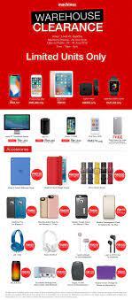 It starts on 27 july 2017 for machines+ members, and will be open to the public from 28 to 30 july 2017. Enjoy Discounts On Apple Products At Machines Warehouse Sale 2018 Soyacincau Com