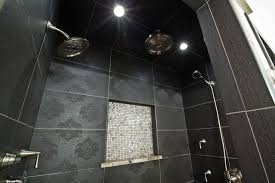 They're also a great way to add texture to the space and. Textured Tile In Black And White Bathroom American Traditional Bathroom Oklahoma City By Luxurious Spaces By Leslie Sipes Houzz