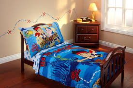 Kids' pirate bedding is a favorite theme of mine. Disney Jake And The Neverland Pirates 4 Piece Toddler Bedding Set Baby Amazon Com