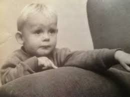 He is so adorable -a very young Martin Clunes, picture from his book.