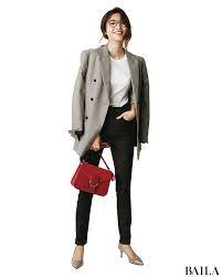 30代の新 通勤ベーシック服 ブラックデニム おすすめ新作 理想コーデ3選 baila ファッション 春 ジャケット レディース ビジネスカジュアル レディース
