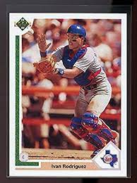 Ivan rodriguez rookie card upper deck. 1991 Upper Deck Final Edition 55f Ivan Rodriguez Texas Rangers Rookie Card Mint Condition Ships In New Holder At Amazon S Sports Collectibles Store