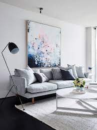 Cushion covers sofa dunelm couch cushion covers large black and grey corner sofa in homington for 90 00 shpock colour matching cushions to your sofa new zealand simply nz. Living Room Pale Grey Sofa Scatter Cushions Pastel Painting Artwork Living Decor Living Room Inspiration Living Room Designs
