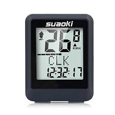 Suaoki Wireless Bike Computer Bicycle Speedometer Bike Odometer With Lcd Backlight 5 Language Displays Auto Power Onof Bicycle Speedometer Bicycle Gear Bicycle