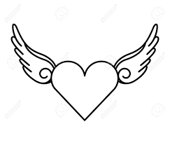 Liefdes tekeningen eenvoudig tekeningen meiden tekeningen kind tekeningen tekentips stap voor leuke tekening zelf getekend love ly | meiden. Wing Fly Drawing Tattoo Style Isolated Icon Royalty Free Cliparts Vectors And Stock Illustration Image 61387678