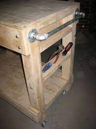 This workbench folds to a close to 55.45″ tall and 14.5″ wide. 30 Impressive Workbench Design That Ll Make Your Work More Comfortable Trenduhome Garage Work Bench Tool Storage Diy Workbench