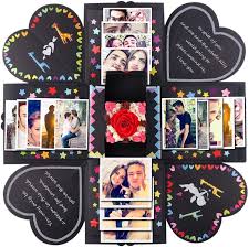It is the day where we express our love and gratitude towards our partner with surprises and valuable gifts. Amazon Com Partytalk Creative Explosion Box Diy Handmade Photo Album Scrapbooking Surprise Gift Box For Valentines Day Wedding Engagement Anniversary Mother S Day Birthday Gifts Black