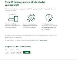 primeiro nome do utente, vacinação data do agendamento às hora do agendamento, em local da vacinação. Pessoas Com 55 Ou Mais Anos Ja Podem Agendar A Vacina Contra A Covid Eco