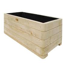 Bosmere English Garden 39 In W X 20 In D X 15 In H Rectangular Wood Planter A061 The Home Depot Wood Planters Rectangular Planters Wood Planter Box