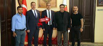 .başkanı fatih tosyalı,i̇skenderun cumhuriyet başsavcısı ahmet çelikkol'u makamında ziyaret etti. Bassavci Celikkol Dan Igc Ye Ziyaret Hatay