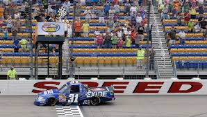 Read on for a full update on the standings and results. Buescher Wins Iowa Truck Race On Green White Checker