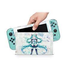 Amazon Com Zoomhitskins Lite Green Turquoise Anime Japanese Hatsune Miku Vocaloid High Quality 3m Vinyl Decal Sticker Wrap Bubble Free Install Goo Free Removal Nintendo Switch Compatible Made In The Usa Video Games
