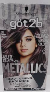 Got2b Metallic Permanent Hair Color M83 Urban Mauve Permanent Hair Got2b Permanent Hair Color Hair Color Got2b