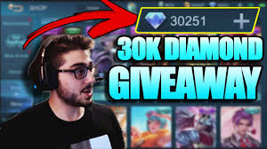 The main type of currency in the game diamonds, also known as gems, allow you to buy much better player card packs, as well as power up your team before a game and buy energy refills. 30k Diamond Giveaway Mobile Legends Mobazane Youtube