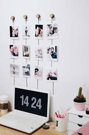 Painel De Fotos Simples Barato E Facil De Fazer Decoracao De Quarto Ideias De Decoracao Diy Decoracao Quarto