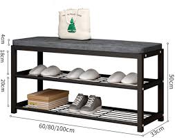 A few drawers or baskets under the bench can be the perfect place to store smaller things like keys, umbrellas, and the dog's leash. Entryway Shoe Rack With Cushion Seat 2 Shelves Storage Bench Sustainable Stable Side Chair For Entrance