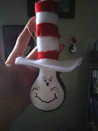 Cat In Hat Light Bulb Light Bulb Crafts Light Bulb Ornaments Recycled Light Bulbs