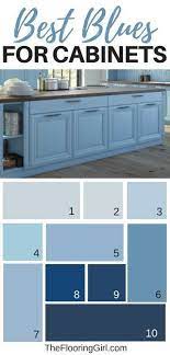 Best Paint Colors For Kitchen Cabinets And Bathroom Vanities In 2021 Kitchen Colors Best Kitchen Colors Blue Cabinets