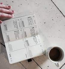This Weeks Layout In My New Leuchtturm1917 A6 Dotted Journal Bulletjournal Bullet Journal Minimalist Dot Journals Bullet Journal Layout