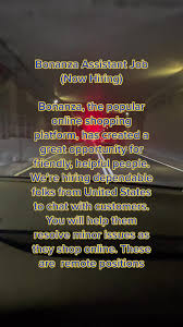 Bonanza Services Usa Job Text Offer ...