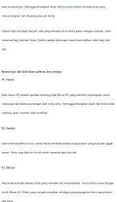 Jika anda masih belm menemukan nama yang tepat dari nama nama modern, anda bisa menggunakan referensi nama lain. 25 Nama Bayi Laki Laki Islam Pilihan Dengan Artinya Baitul Ilmi