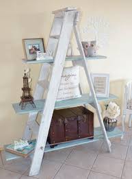 Pin By N M On Hand Painted Furniture By Me Ladder Shelf Decor Old Ladder Decor Wooden Ladder Decor