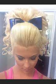 F82ca13a1864f7ec8b1b43fbdaadd72b Jpg 640 960 Pixels Cheer Hair Cheerleading Hairstyles Competition Hair
