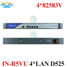 Partaker Mikrotik Firewall 4 Lan Ports Intel Atom D525 Firewall 1u Pc With 2g Ram 8g Ssd Ssd Intel Ram
