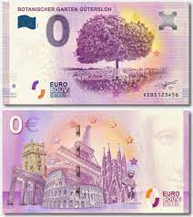 0 Euro Schein Botanischer Garten Gutersloh Null Euro Schein Gutersloh