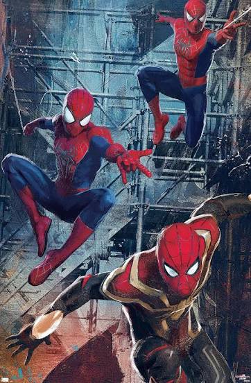Marvel Spider-Man: No Way Home - Trio 22.37 inch x 34 inch Poster, by Trends International, Size: 22.375 inch x 34 inch