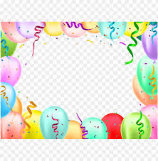 Birthday Border With Balloons Transparent Image Transparent Birthday Borders Clipart Png Image With Transparent Background Png Free Png Images Baby Birthday Party Decorations Birthday Party Decorations Diy Birthday Card Drawing