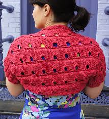 The chiffon is stretchy so it doesn't bind, and it actually can enhance your outfit. Easy Shrug Knitting Patterns In The Loop Knitting