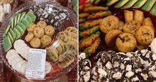 For thinner, crispier sugar cookies: Costco S Assorted Christmas Cookie Tray Includes 70 Cookies Popsugar Food
