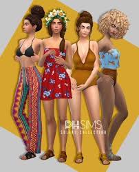 If you're looking for some good casual mm men clothing . Sims 4 Island Living Cc Tumblr Tropical Outfit Sims 4 Clothing Sims 4