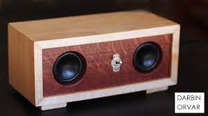 Bluetooth Speaker This Bluetooth Speaker Is Made With Solid Wood Using Maple For The Case And White Oak Diy Bluetooth Speaker Bluetooth Speaker Diy Speakers