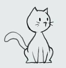 I started to love cats even more , keep us happy by your drawings , thank. This Would Be Cute Wit Cats Will Puke On Everything You Love Simple Cat Drawing Cartoon Cat Drawing Cats Illustration