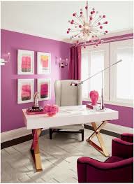 A huge range of pink office accessories perfect to help any pink out any office no matter how manly it is. 25 Lovely Pink Home Offices To Crush On Shelterness