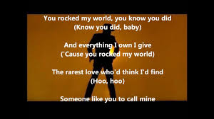 Cantar You Rock My World Michael Jackson Letra E Traducao De Musica Ingles Facil