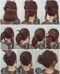 55 Easy Updos To Look Effortlessly Chic Short Hair Makeup Short Hair Updo Hair Updos Tutorials