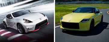 The nissan z proto combines classic sports car proportions of a long hood and a short rear deck. What Are The Differences Between The 2020 Nissan 370z And The Nissan Z Proto Nissan Of Duncan